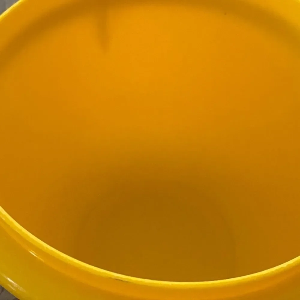 Vintage Tupperware Harvest Yello Bowl With Lid